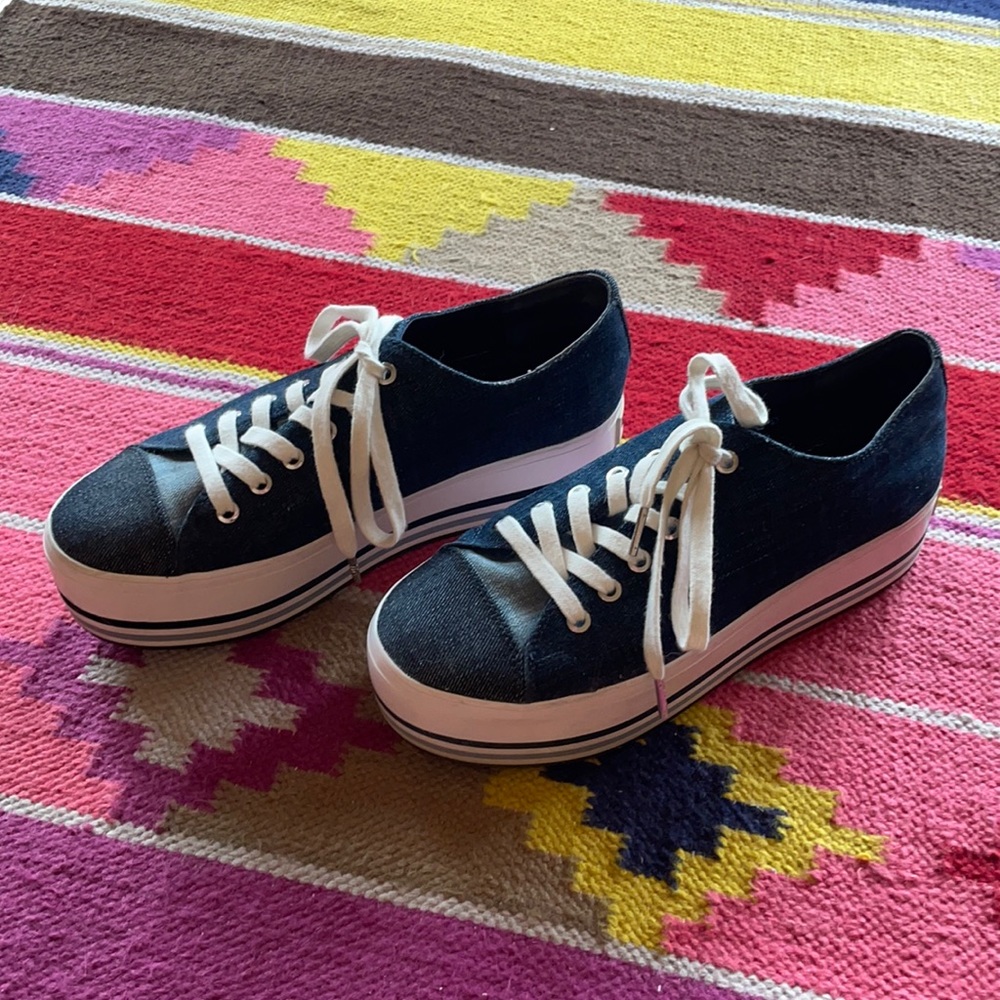MICHAEL Michael Kors Denim Platform Sneakers